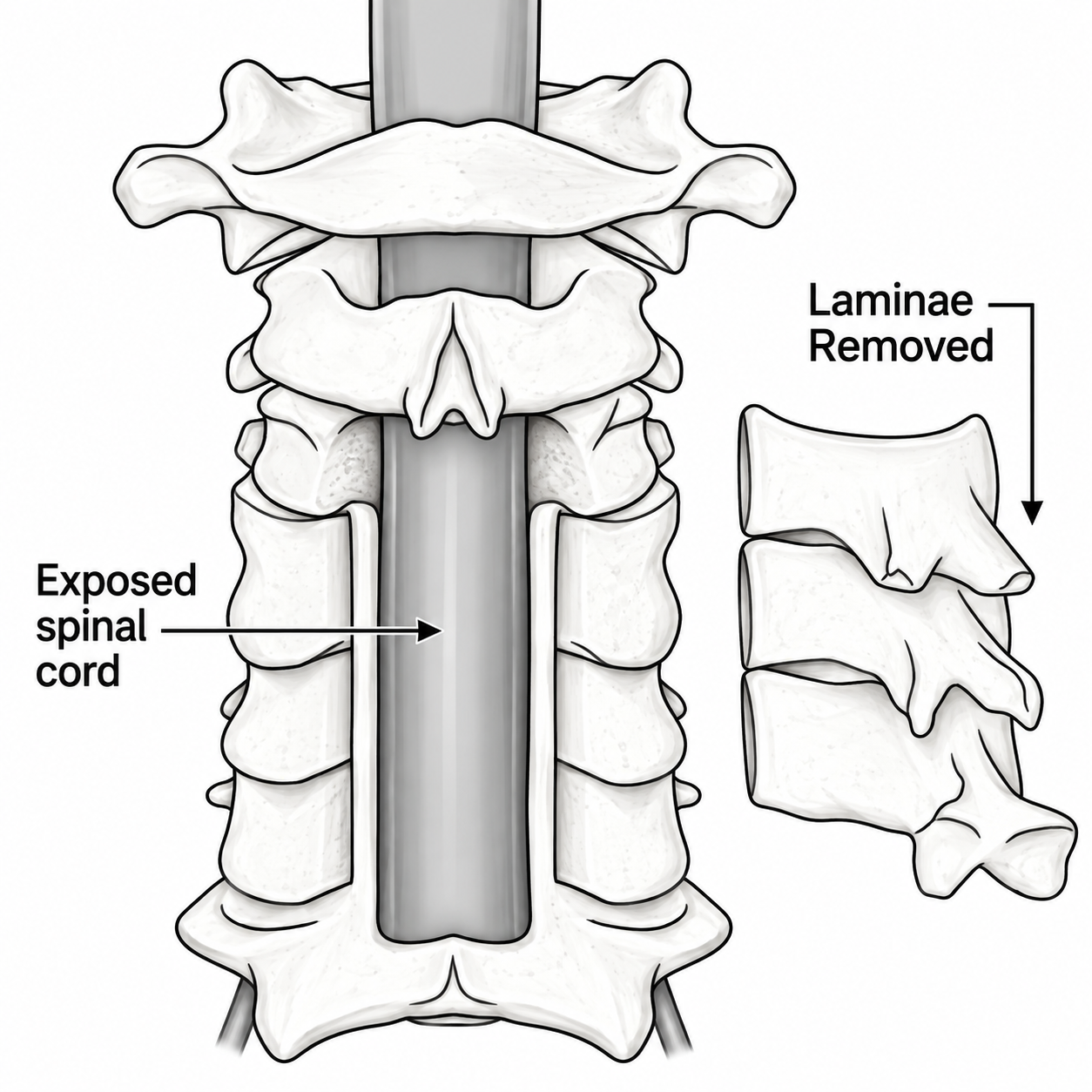Cervical laminectomy